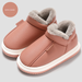 MTX All-inclusive Slippers Women Home Indoor Non-slip Thick Sole Fleece-lined Warm Cushioned PU Cotton Shoes For Men Winter_vogvips.com