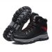 Men's Casual Shoes Winter Thermal Snow Boots With Fleece Lining, Non-Slip Rubber Sole, High-Top Outdoor Hiking Shoes For Extreme Cold Weather_vogvips.com