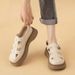 Roman Sandals Women's Platform Bag Head Single Shoes With Skirt Loafers Small Leather Shoes Outside_vogvips.com