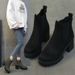 Cross-Border Women's Large Size 2023 New Martin Thick Sole British Style Elastic Mouth Round Toe Short Boots For Women_vogvips.com