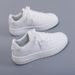 White Sneakers 2024 New Summer Versatile Student Breathable Sports Casual Spring And Autumn Thick Sole Board Shoes For_vogvips.com