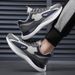 New Leather Sneakers Breathable Mesh Lightweight Thick Sole NNew-Slip Casual Men's New Shoes_vogvips.com