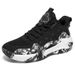 Men's shoes flying woven basketball shoes High top sneakers Hipster cloth camouflage youth student training shoes_vogvips.com