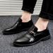 Men’s Shoes Men's Leather Shoes New Men's Formal Leather Shoes Men's Business Casual Fashion Men's Shoes One Piece Drop Shipping Casual Shoes_vogvips.com