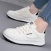 2026 New Autumn Versatile White Shoes Women, High-End Student Soft Casual Shoes, Sports Thick Sole Sneakers For Women_vogvips.com