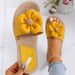 Women's Fashion Trend Big Flower Non-slip Wear Comfortable Soft Soled Flat Sandals_vogvips.com