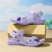 Girls' Summer Sandals For Medium To Large Children With Velcro Straps, Suitable For Casual Wear, Princess-style, And Beach Activities LE F EK A 30-38_vogvips.com