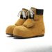 2025 Autumn And Winter New Big Head Shoes Thick Snow Boots Medium Tube Small Fat Ding Ski Boots Couple Height Increase Martin Boots Tide_vogvips.com
