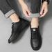 Inner Height-increasing Men's Shoes, Small White Shoes, Casual Shoes, First-layer Cowhide Board Shoes Cm Men's Invisible Height-increasing Shoes_vogvips.com