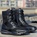High-top Breathable Men's Combat Boots Desert Outdoor Women's Special Forces Shoes Zipper Tactical Boots_vogvips.com