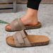 Men's One-Strap Sandals: Waterproof, Anti-Slip, Thick-Soled, Wear-Resistant, Soft-Soled, Comfortable, Everyday Slip-On Sandals._vogvips.com