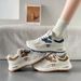 Women's 2024 New Student Korean Version Ins Trend Versatile Thick-Soled Sports Casual Shoes Spring Autumn 5162_vogvips.com