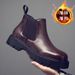 European Warm Series Men's Business Formal Genuine Martin Handmade High-top Leather Shoes British Style Short Boots Autumn Winter_vogvips.com