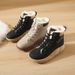 High-top Velvet Martin Boots Female Student Platform Casual Warm Street Shoes_vogvips.com