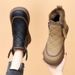 Fashion Versatile Snow For Women 2024 New Autumn Winter Fleece Lined Thickened Boots Sheepskin Integrated Warm Cotton_vogvips.com