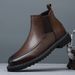 European Warm Series High-End Genuine Leather Boots For Men, Autumn And Winter Pointed Toe British Martin High-Top Ankle Boots, Suit_vogvips.com