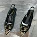 Women's Shoes Wedge Heel Niche Sense Closed Toe Sandals Spring New Pointed Toe Empty Single Shoes Women's Shoes_vogvips.com