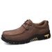 Men's Shoes Outdoor Mountaineering Casual Heavy Dad Grandpa Shoes Men's Lazy Single Shoes_vogvips.com