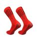 Pro Football Socks With Grid Texture & Anti-Slip Dots – Breathable Polyester, Moisture-Wicking Mid-Cut For Training & Matches (Unisex, Multi-Color)_vogvips.com