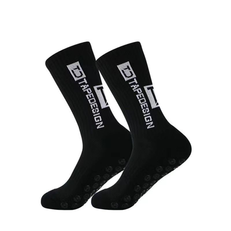 SP Anti-Slip Sports Socks – Football, Running & Hiking Socks With Grip Dots & Moisture-Wicking Terry Sole (White/Black/Red/More Colors)_vogvips.com