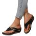 Large Size Casual Beach Wedge Flip Flops Women's Sandals_vogvips.com