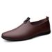 Men's Leather Casual Leather Shoes Men's Doudou Shoes Driving Shoes_vogvips.com