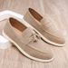 SHLIANG Fashion Plus Size Men's Shoes Retro British Style Slip-On Loafers Casual Soft Bottom Lazy Man's Shoes Breathable Round Toe Non-Leather Y0665_vogvips.com