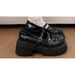 Genuine Thick-soled Height-increasing Mary Jane For Petite Women, College Style JK Single Shoes, British Chunky Heel_vogvips.com