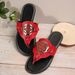 plus Size Women's Flip Flops Flat Versatile Indoor Outdoor Slip-On Lightweight Shoes_vogvips.com