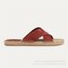 2026 Summer New Outdoor Casual Leather Cross Cool Slippers Men Round Toe Slip On Straw Weaving Sole Beach Comfort Mules_vogvips.com