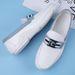 Spring 2026 New Casual Versatile Shoes Genuine Leather Soft Sole Driving Loafers_vogvips.com