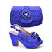For the dinner party, pair stereo parquet beaded chunky sandals with the same color point diamond handbag set_vogvips.com