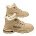 European Warm Series Northeastern Cotton Shoes Summer Non-Slip Fleece-Lined Warm Thickened Snow Men's High-Top Work Safety Martin Boots_vogvips.com