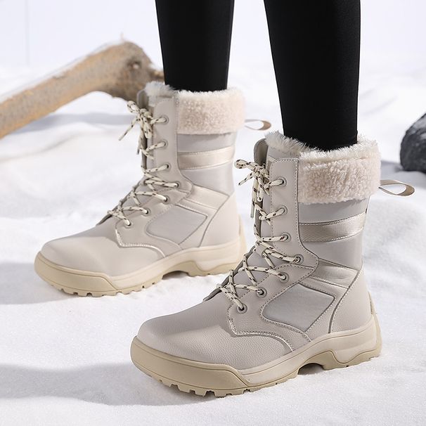 Women's Winter Snow Boots - Fleece Lined High Top Waterproof Boots For Outdoor & Hiking (Wide Width Available)_vogvips.com