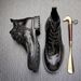 European Warm Series 2025 Autumn Winter Genuine Leather High-top Zipper Martin Thick-soled Round Toe Business Work Men's Boots_vogvips.com
