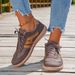Foreign Trade Plus Size 2024 Autumn New Flat Casual Outdoor Non-Slip German Training Lace-Up Lightweight Sports Shoes_vogvips.com