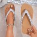 Simple And Stylish Woven Flip-Flops Women, Suitable Outdoor Wear, 2026 Summer New Model For Seaside Vacations_vogvips.com