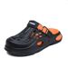 Men’s Shoes New Summer Anti Slip Wear Resistant Shit Stepping Feeling Closed Toe Slippers Thick Soled Outdoor Wear Two Way Sandals_vogvips.com