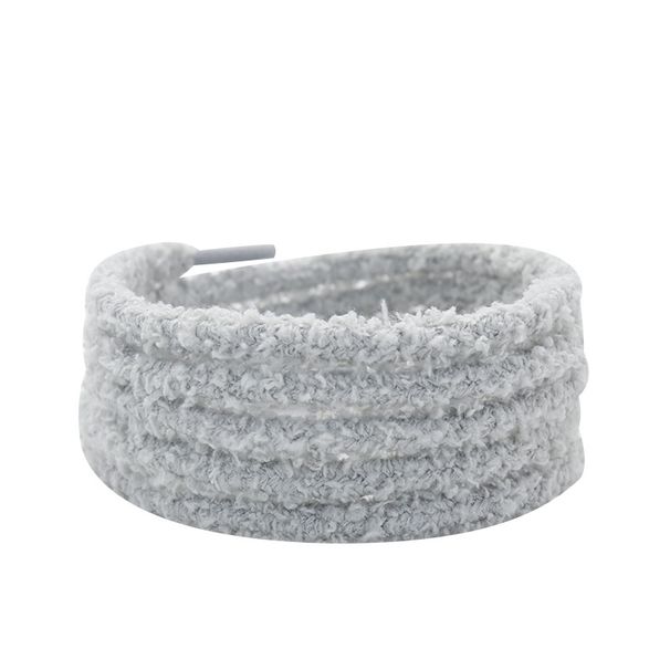 Fashionable Fluffy Round Shoelaces With Adorable Pom-Pom Decorations Versatile Casual Sneakers & Shoes - Multiple Colors & Lengths Available_vogvips.com