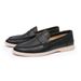 Men's Shoes Handmade Summer Loafers For Men, LP Soft Soled Top Grain Cowhide Slip On Genuine Leather Casual Loafers._vogvips.com