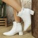 326-86 Casual Fashion Pointed Coarse Heel Shows Height, Leg Length Elegance, Versatile Women's Boots_vogvips.com