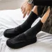 Designer Slippers Popular New Men Comfortable Suede Casual Slide Fashion Thick Sole Home Closed Toe Mule Sizes 37 46_vogvips.com