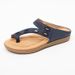 Summer Shoes New Flat Bottom Massage Clamp Foot And Slippers Large Size Toe Pulling Women's Sandals_vogvips.com