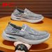 Pull-back Shoes For Men, Canvas Shoes, New Popular Model For Spring And Summer, Breathable, Lightweight, Slip-on, Soft-soled Old Beijing Cloth Shoes_vogvips.com