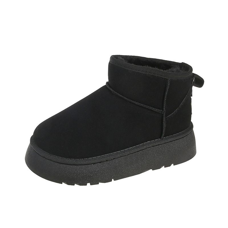 Snow Boots Women's Winter New Cotton Shoes Plus Velvet Thickened Outer Wear Winter Shoes Cold-resistant Anti-slip Boots_vogvips.com