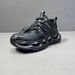 Spring New Breathable Sports And Leisure Men's Leather Thick Bottom Dad Trendy Versatile Fashion Shoes_vogvips.com