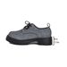 Women's Lace up Denim Platform Loafers Chunky Heel Retro Low Top Single Shoes plus Size Autumn New Style_vogvips.com