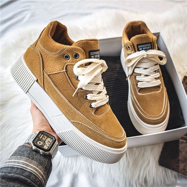 High Board Shoes For Men, 2024 Autumn New British Style Sports Shoes, Men's Mid Top Martin Boots_vogvips.com