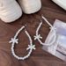 Bowknot Pearl Heel Shoe Chain Suitable For Casual Sports Shoes Canvas Shoes DIY Accessories Detachable Shoe Buckle_vogvips.com