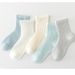 5 Pairs Cotton Childr Mesh Socks Soft Thin Spring Summer Kids Baby Solid Color Sock Boys Girls Breathable Casual_vogvips.com